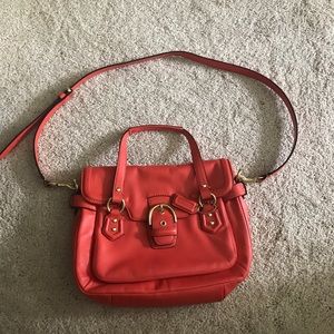 Coach cross body and wrist purse